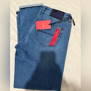 Tramarossa Men’s Michelangelo Stretch Denim R-ELAX Jeans 38